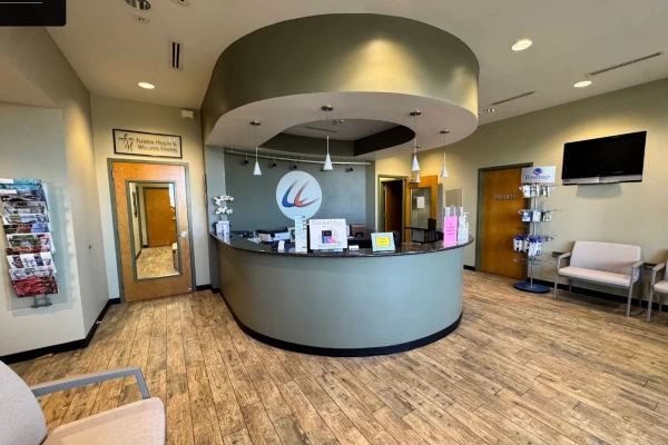 Office reception at NaturalMED Therapies, Seminole, Florida
