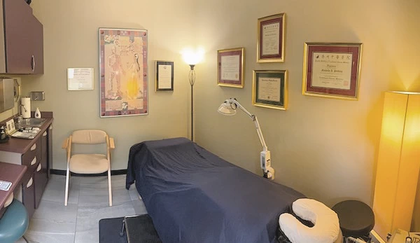 Treatment room at NaturalMED Therapies, Seminole, Florida